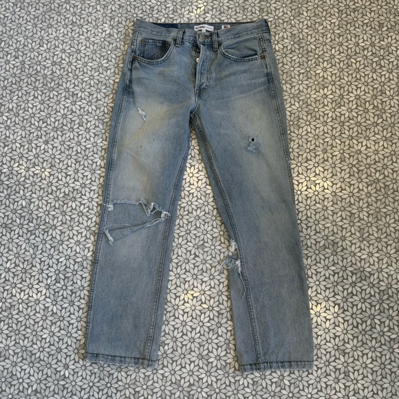 Women's Re/Done Originals Grunge Jeans in Dirty Destroy Wash, Size 26 - Picture 2 of 14